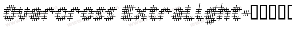 Overcross ExtraLight字体转换